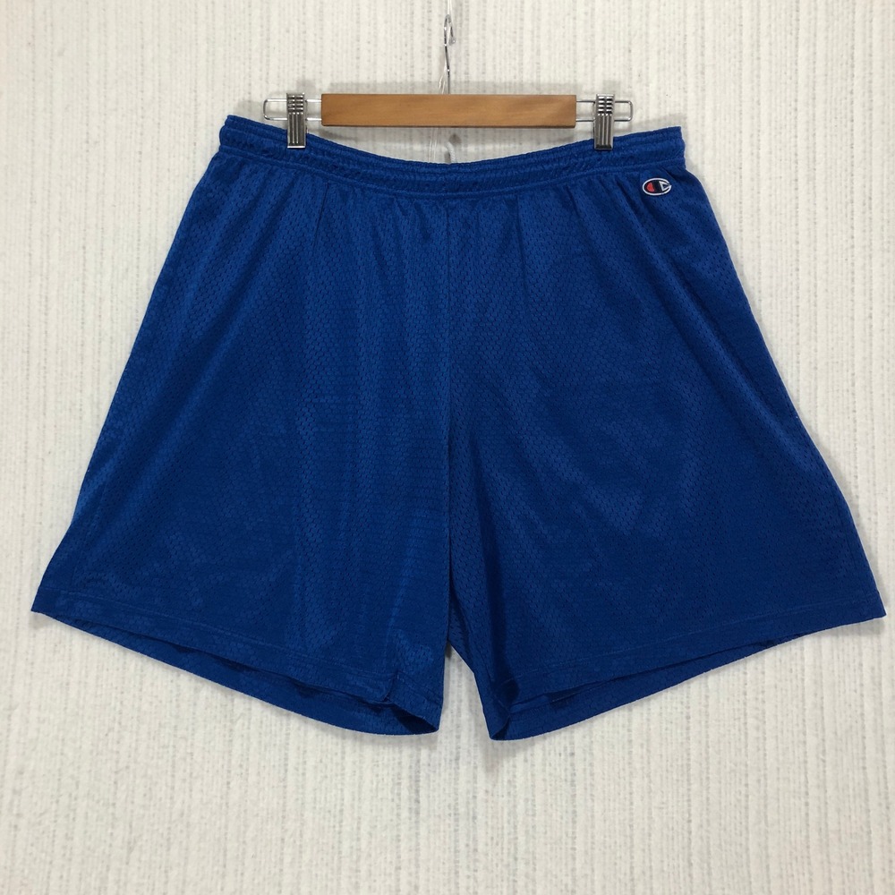 Champion Athletic Mesh Shorts Royal Blue Gym Workout Basketball Men XL‎